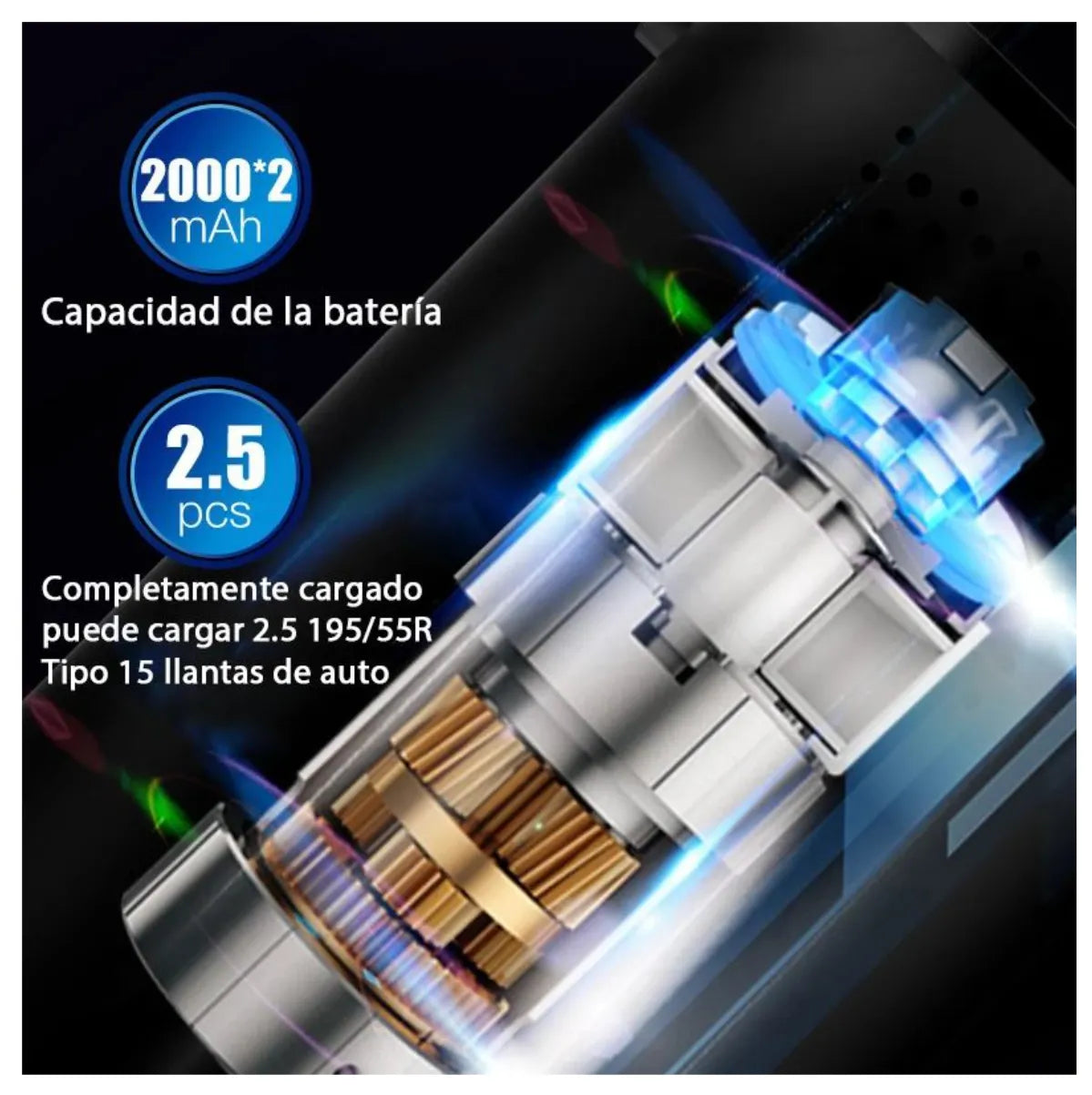 Inflador De Llantas Portable Compresor